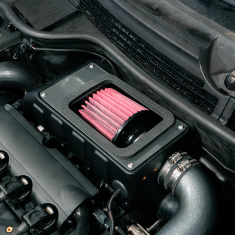 An AEM aftermarket performance air filter for a N14 MINI