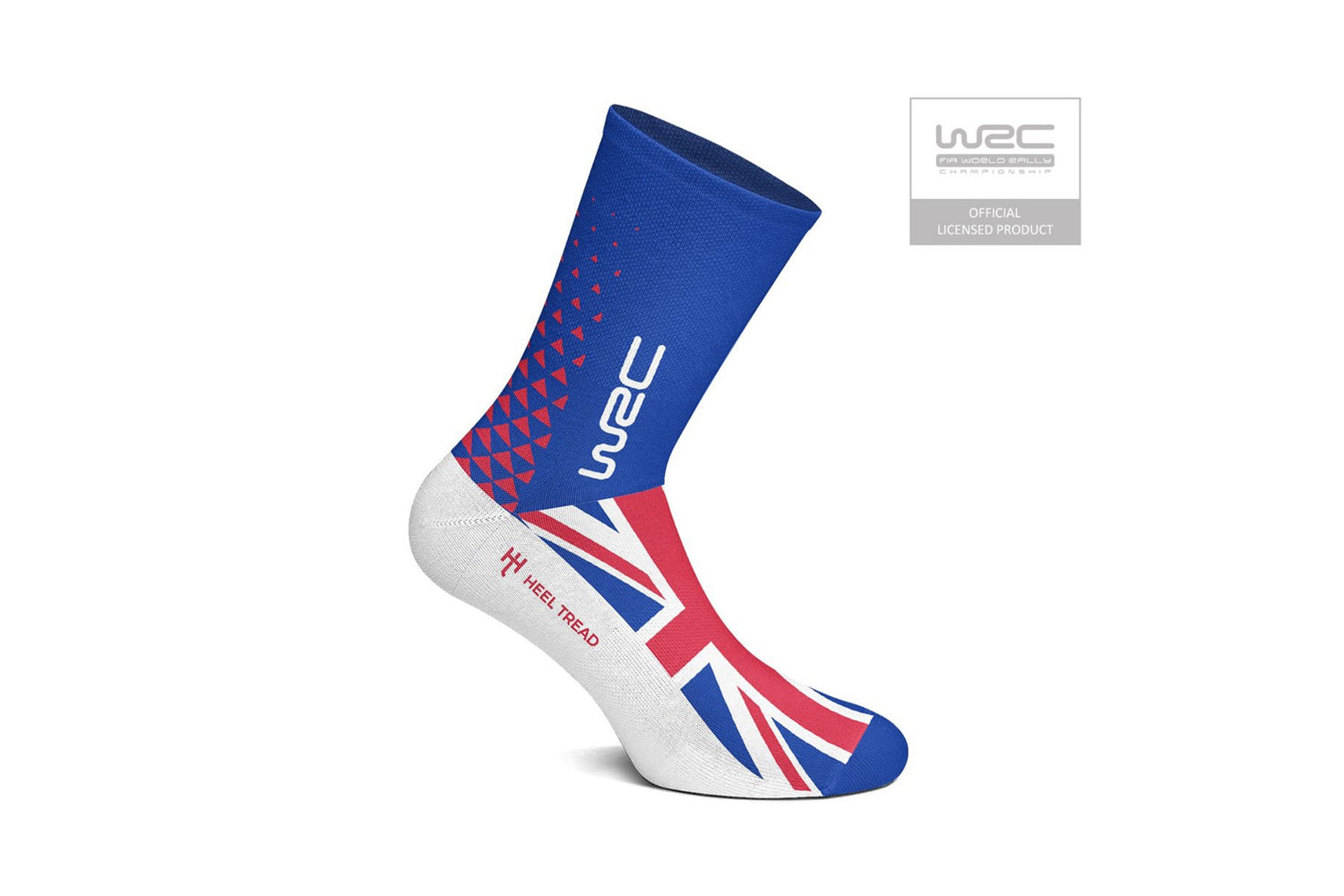 Heel Tread WRC Official British Rally Socks - Car Inspired Gift Socks | Lohen MINI
