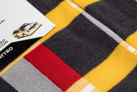 Heel Tread Audi Quattro Socks - Car Inspired Gift Socks | Lohen MINI