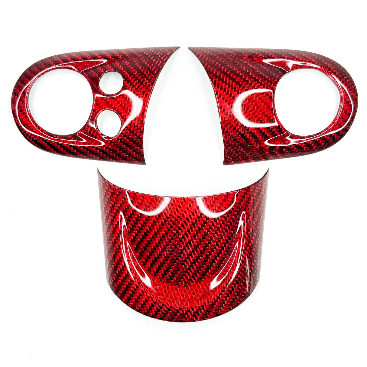 Shadow6 Carbon Steering Wheel trims for MINI Gen 2 with controls