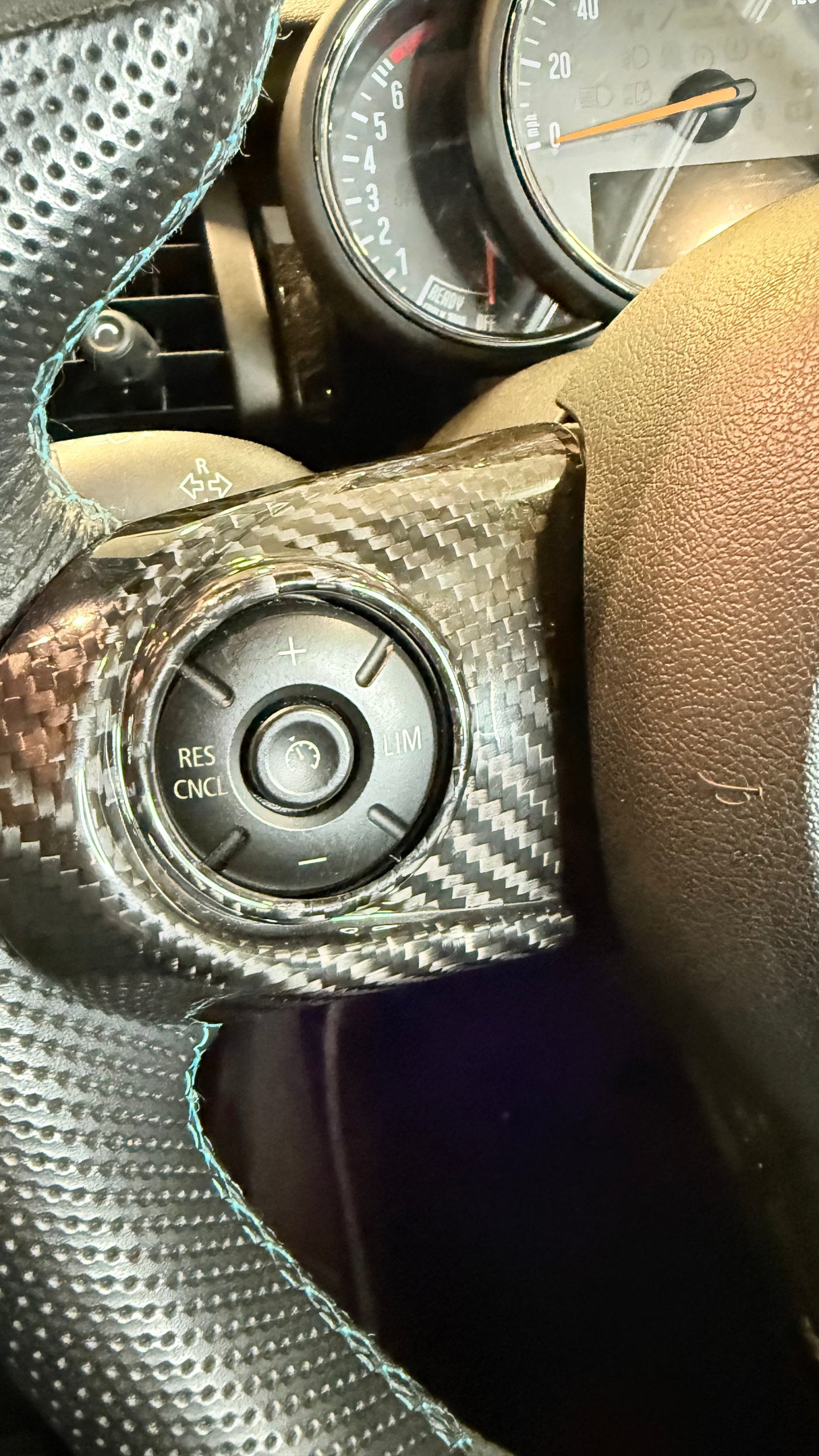 Shadow6 Carbon 3 Piece Steering Wheel Covers - 3 Hole - JCW Steering Wheel