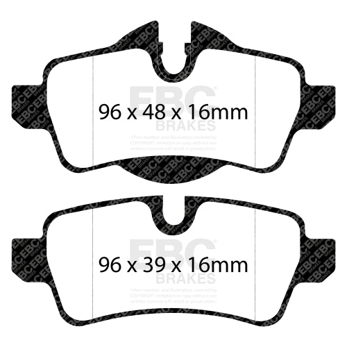 EBC Bluestuff NDX Rear Brake Pads for MINI