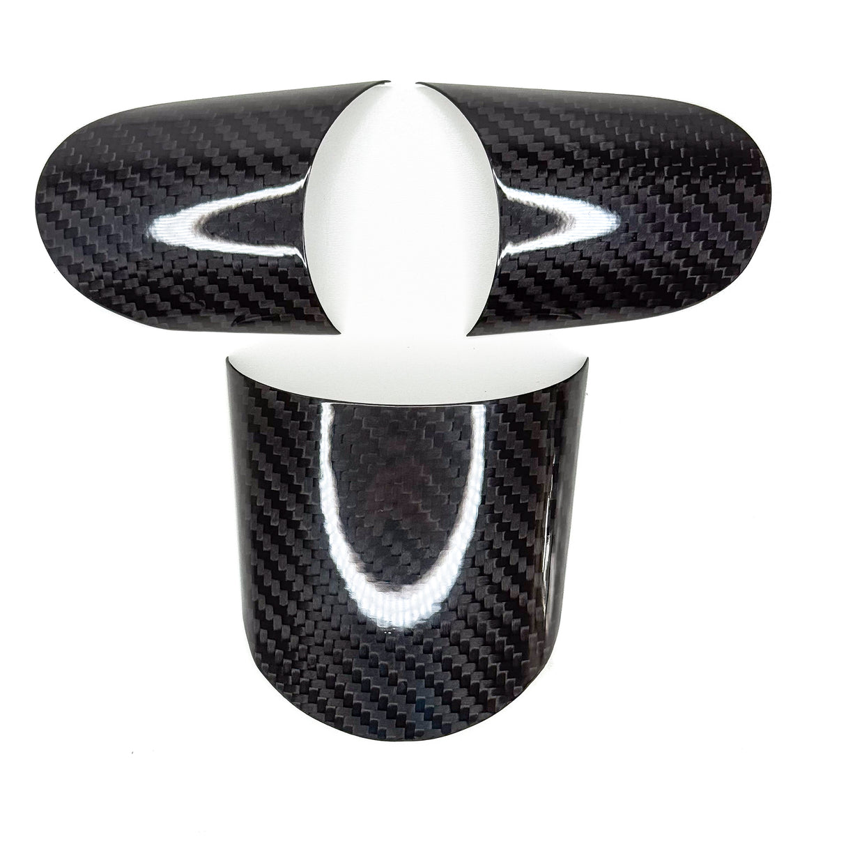 Shadow6 Carbon Steering Wheel Button Trims for MINI Gen 1 Models