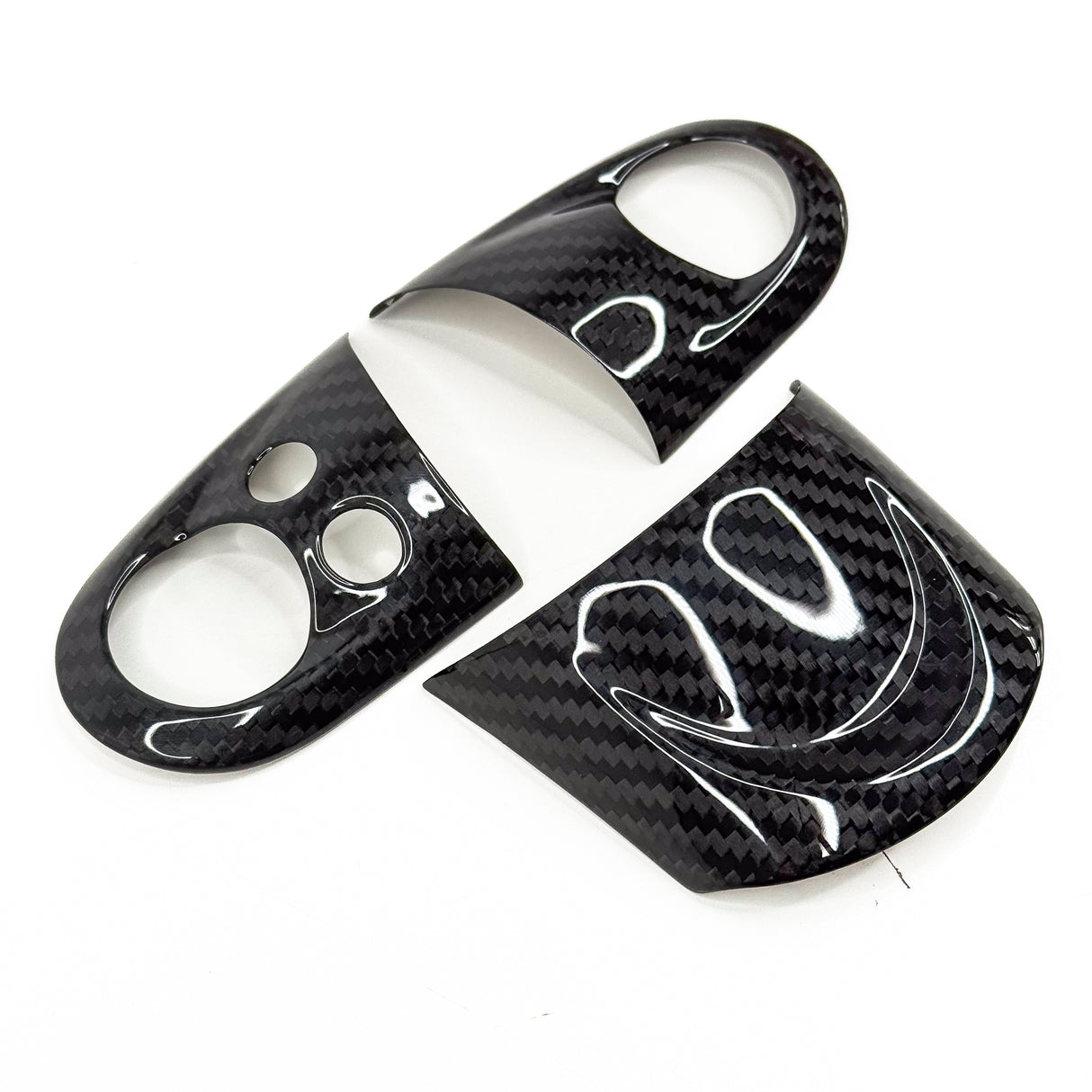 Shadow6 Carbon Steering Wheel trims for MINI Gen 2 with controls