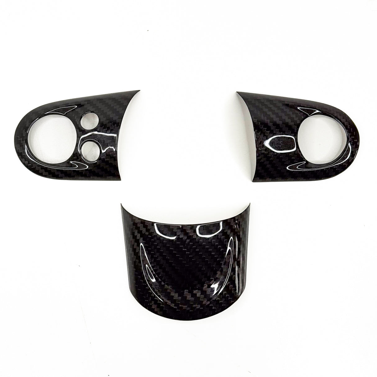 Shadow6 Carbon Steering Wheel trims for MINI Gen 2 with controls