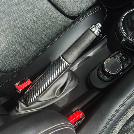Shadow6 Carbon Handbrake lever Cover Set for MINI Gen 3 F55, F56, F57 | Lohen MINI