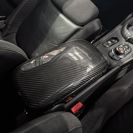 Carbon fibre Mini countryman interior arm rest cover