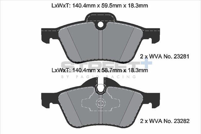 Pagid Street + MINI Gen 1 Front Brake Pads | Lohen MINI