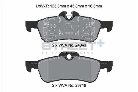Pagid Street + Gen 1 Rear Brake Pads | Lohen MINI