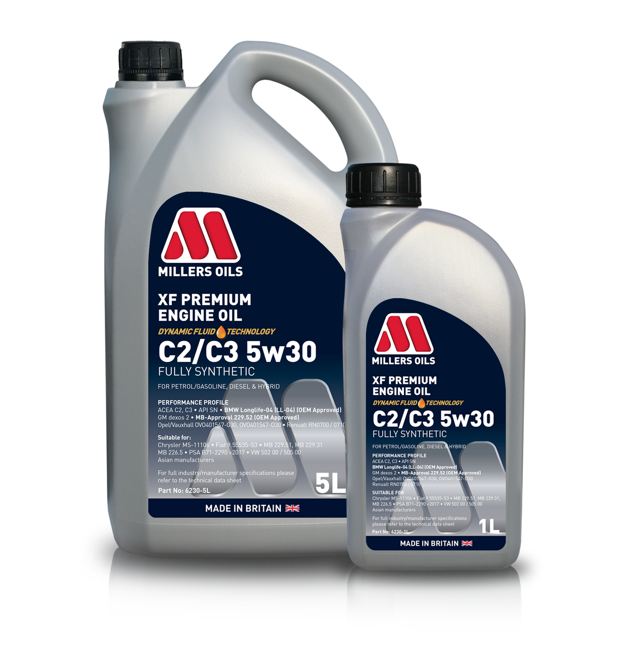 Millers Oil - C2/C3 Engine Oil - 5W30 | Lohen MINI