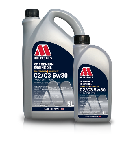 Millers Oil - C2/C3 Engine Oil - 5W30 | Lohen MINI