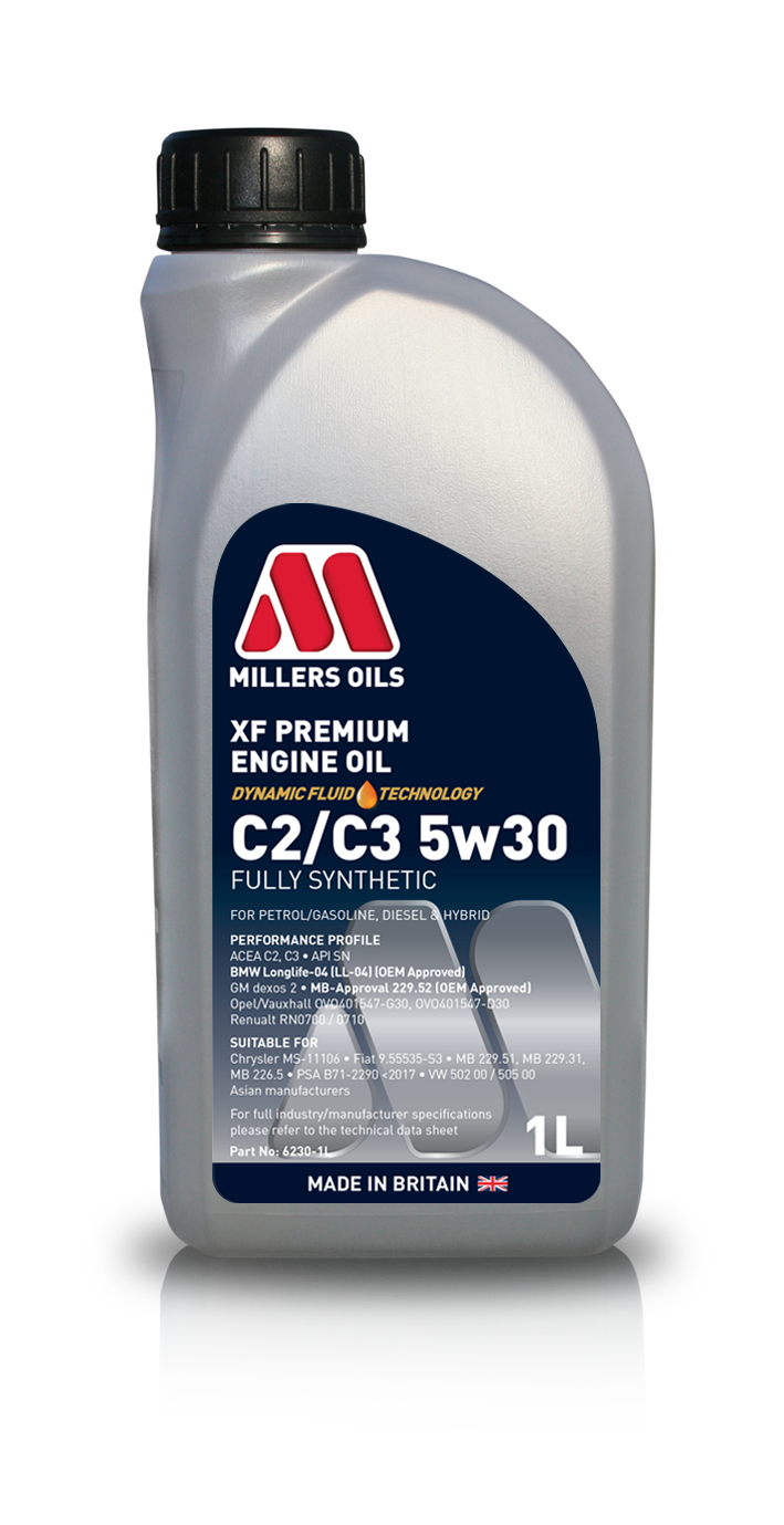 Millers Oil - C2/C3 Engine Oil - 5W30 | Lohen MINI