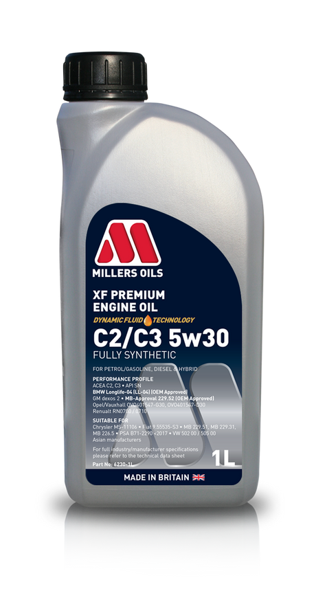 Millers Oil - C2/C3 Engine Oil - 5W30 | Lohen MINI
