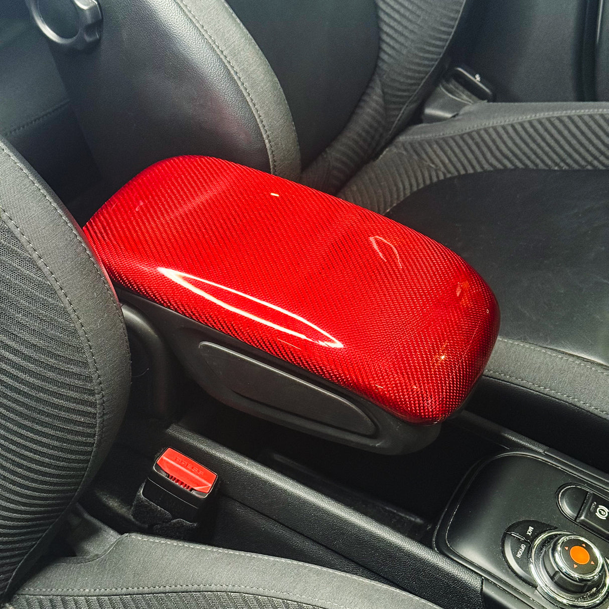 Shadow6 Carbon Armrest Box Top Cover for MINI F60