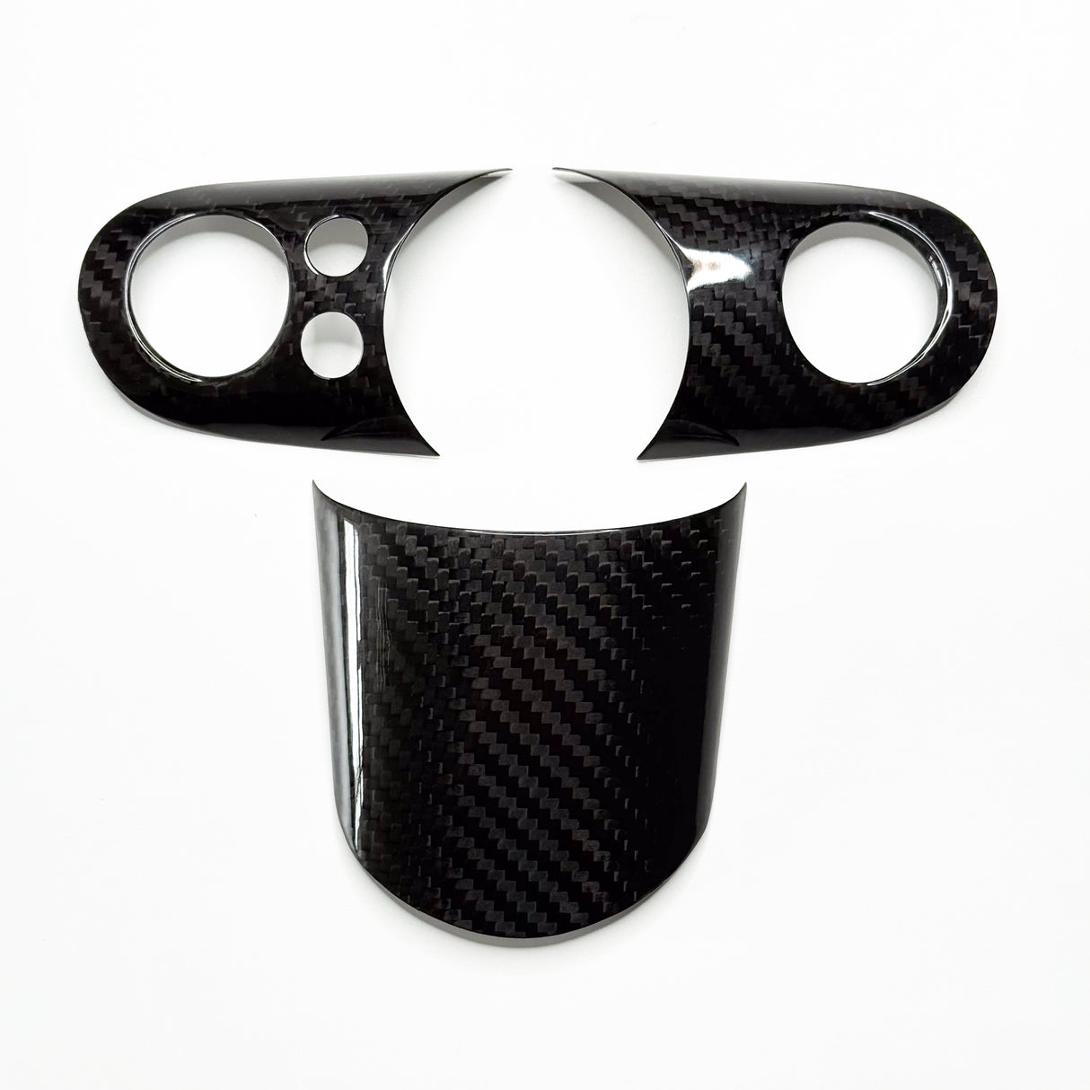 Shadow6 Carbon Steering Wheel Trims for MIN Gen 1 with hands free | Lohen MINI