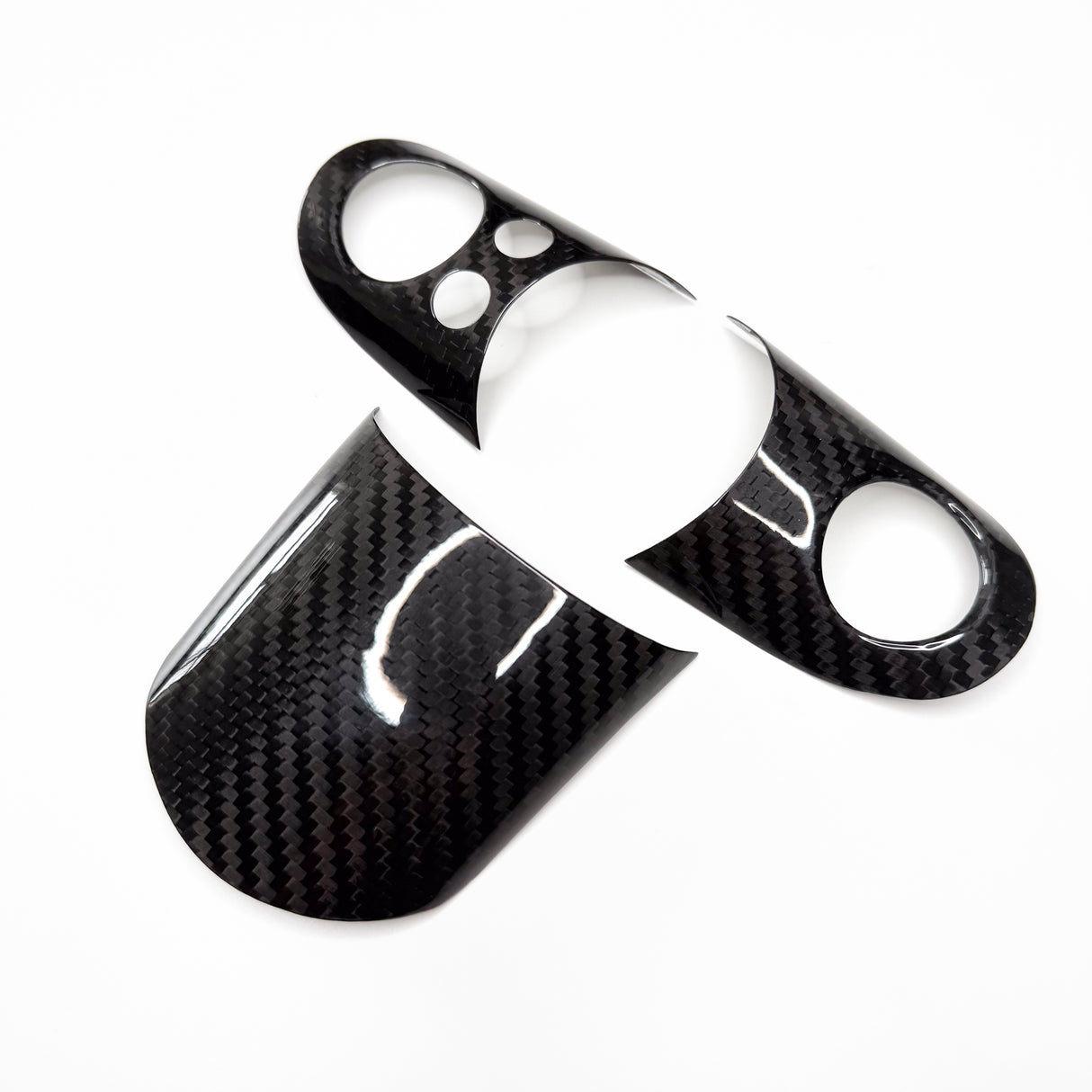 Shadow6 Carbon Steering Wheel Trims for MIN Gen 1 with hands free | Lohen MINI