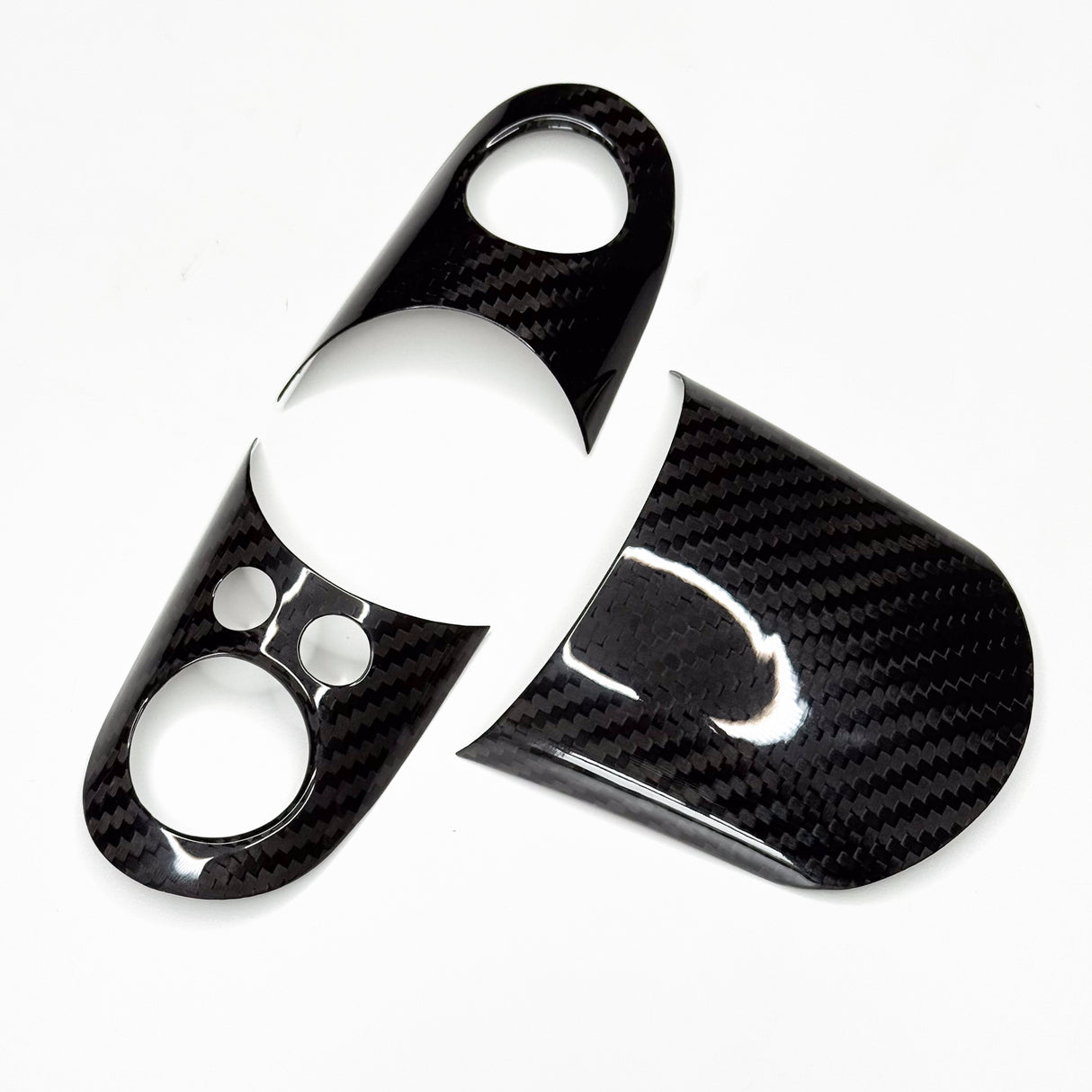 Shadow6 Carbon Steering Wheel Trims for MIN Gen 1 with hands free | Lohen MINI