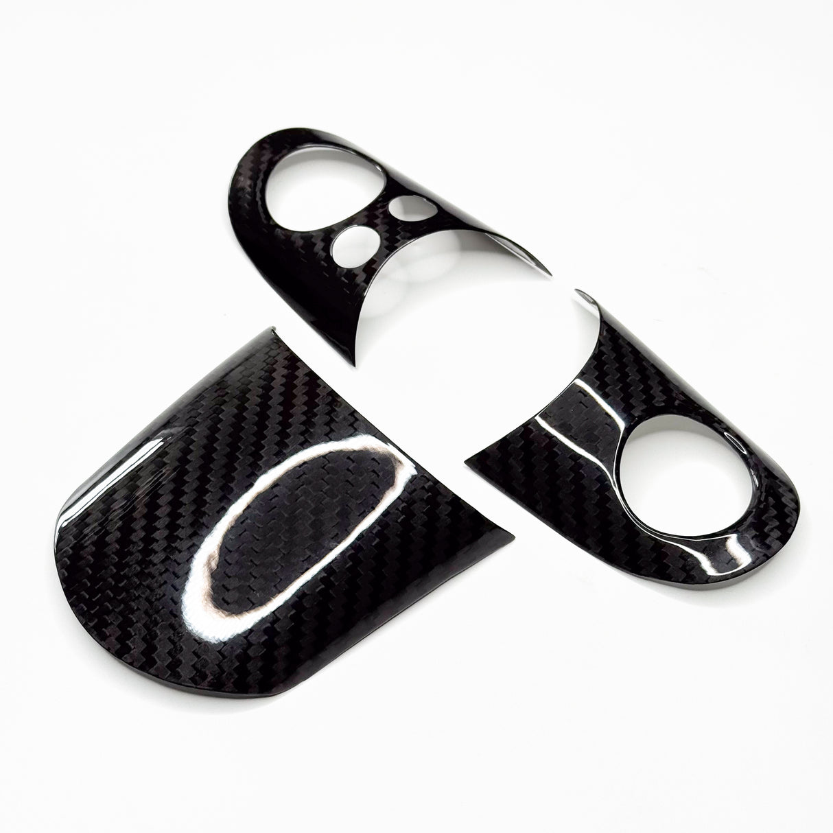 Shadow6 Carbon Steering Wheel Trims for MIN Gen 1 with hands free | Lohen MINI