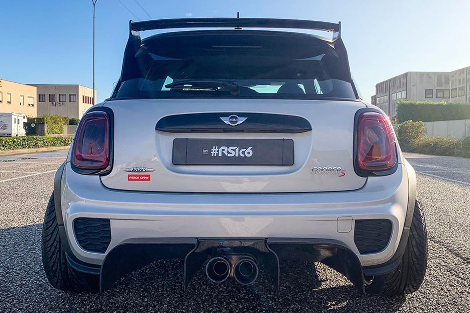 RSI C6 F56 MINI Rear Diffuser - Challenge Edition - Fibreglass & Carbon | Lohen MINI