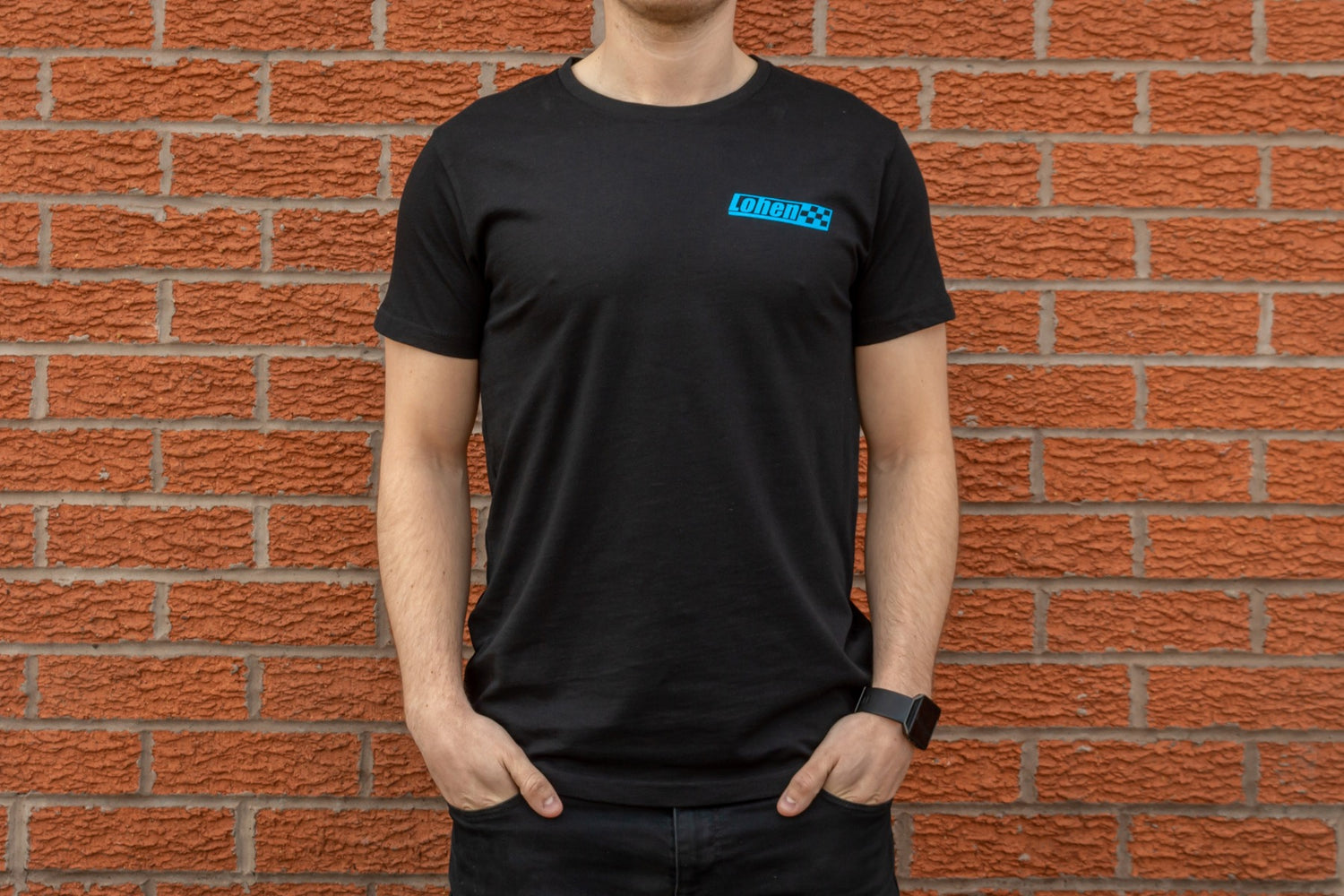 Lohen MINI T-Shirt Black and Blue - 100% Organic Cotton | Lohen MINI