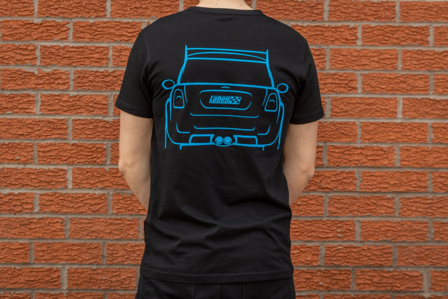 Lohen MINI T-Shirt Black and Blue - 100% Organic Cotton | Lohen MINI