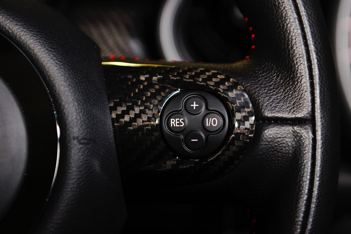 RSI C6 Carbon Fibre Steering Wheel Trim Covers For Gen 2 MINI's | Lohen MINI