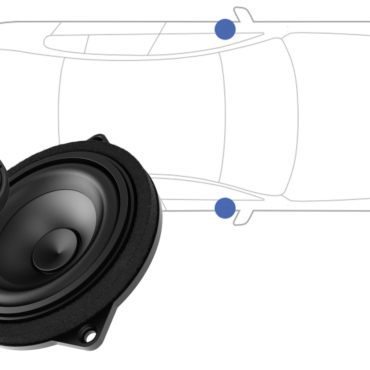 Audison Prima MINI F56 Door Speaker OEM Upgrade Kit