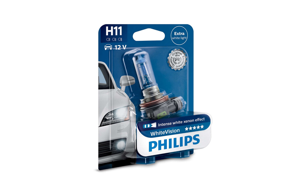 Philips H8 & H11 WhiteVision Xenon Effect Bulb | Lohen MINI
