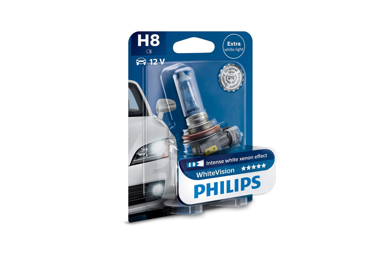 Philips H8 & H11 WhiteVision Xenon Effect Bulb | Lohen MINI