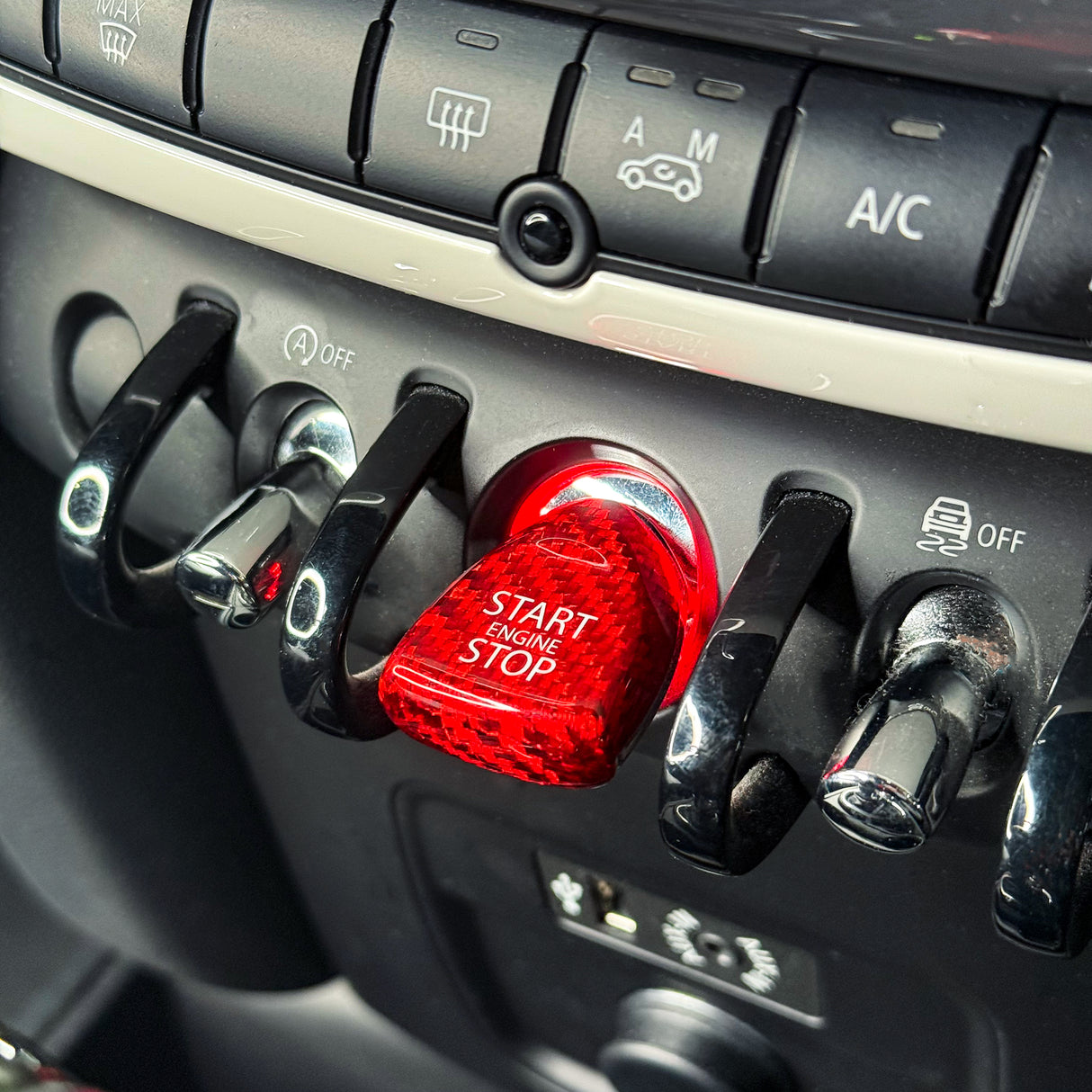 Shadow6 Carbon Start/Stop Cover for MINI Gen 3 F54/F55/F56/F57F60