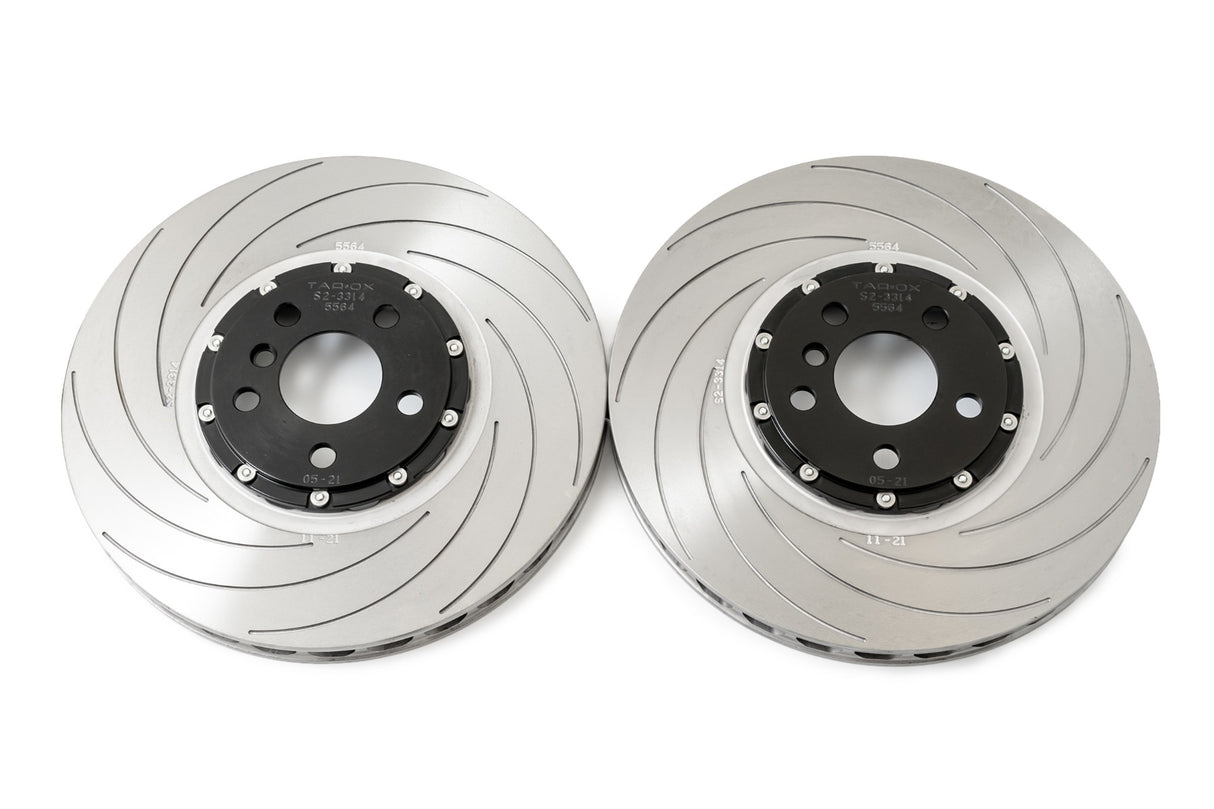 Tarox 2 Piece Grooved Performance Brake Discs for MINI GP3 and 306 Bhp JCW | Lohen MINI