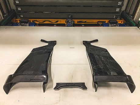 RSI C6 F56 MINI Rear Diffuser - Challenge Edition - Fibreglass & Carbon | Lohen MINI