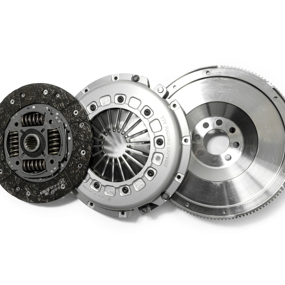 Ttv Racing Components TTV Racing Lightened Single Mass Flywheel & Performance Clutch Kit ...