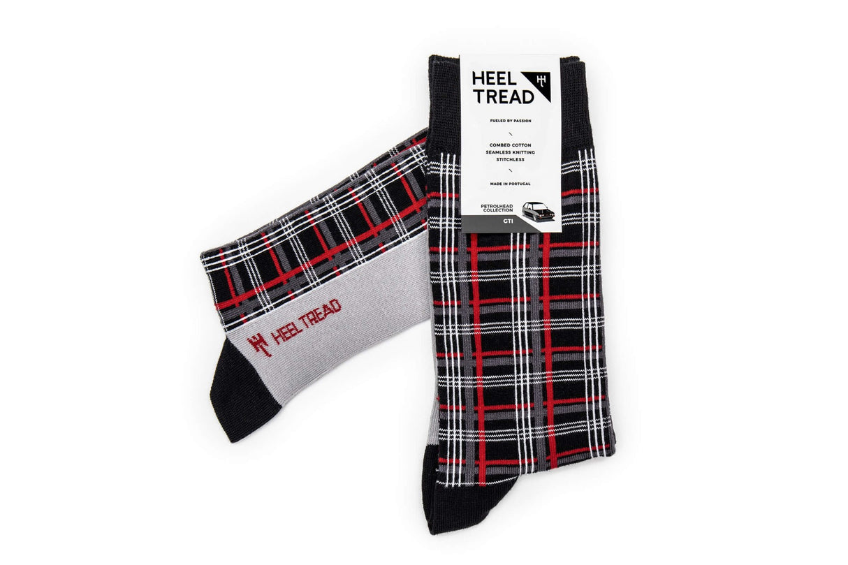 Heel Tread VW Golf GTI Socks - Car Inspired Gift Socks | Lohen MINI