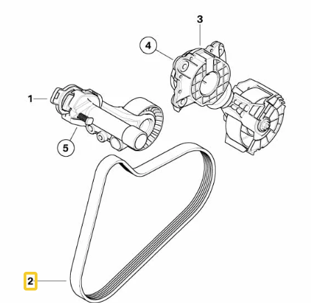 Auxiliary Belt - for MINI Gen 2 Models