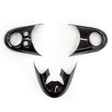 Shadow6 Carbon 3 Piece Steering Wheel Covers - 3 Hole - JCW Steering Wheel