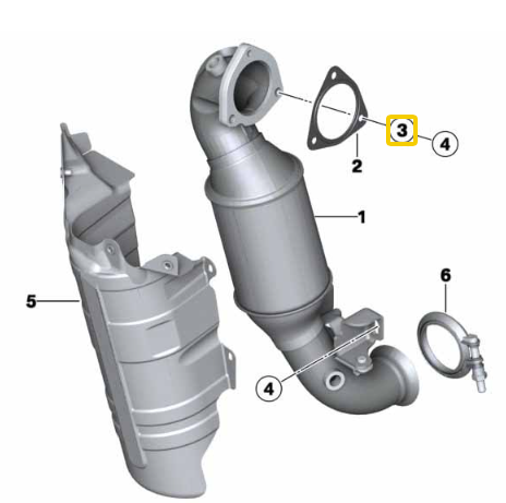 Turbo downpipe stud | Lohen MINI
