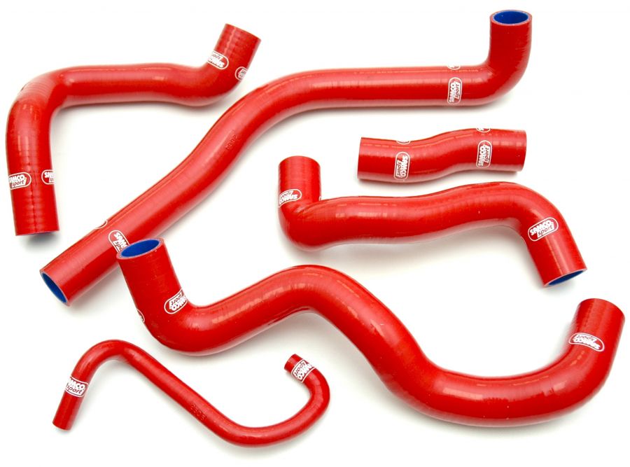 SAMCO Silicone Coolant Hose Kit Compatible with Aprilia RSV 10 並行輸入品 Triumph Street Triple 675 &frasl; Street Triple 675R 2013 \u2013 2017 5 Piece Samco  Sport Silicone Radiator Coolant Hose Kit