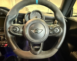 Shadow6 Carbon 3 Piece Steering Wheel Covers - 3 Hole - JCW Steering Wheel