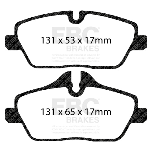 EBC Greenstuff Brake Pads - Front - MINI (Gen 2)