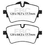 EBC Bluestuff NDX Front Brake Pads for MINI