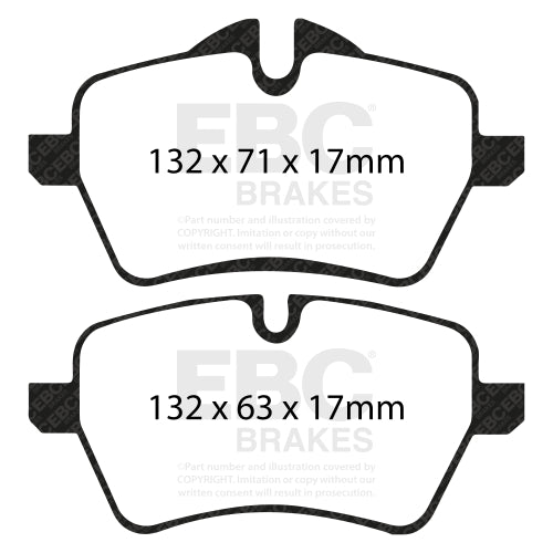 EBC Bluestuff NDX Front Brake Pads for MINI
