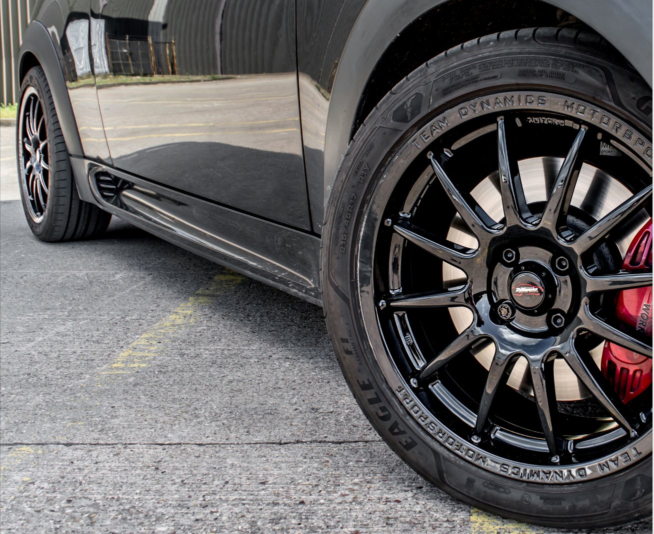 Team Dynamics Pro Race 1.2 MINI Gen 1/2 17 x 7 ET 38 Gloss Black