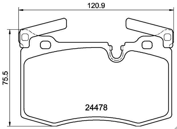 Mintex Fat Road Performance Front Brake Pads For Gen 1/2 MINI