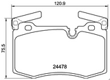 Mintex Fat Road Performance Front Brake Pads For Gen 1/2 MINI