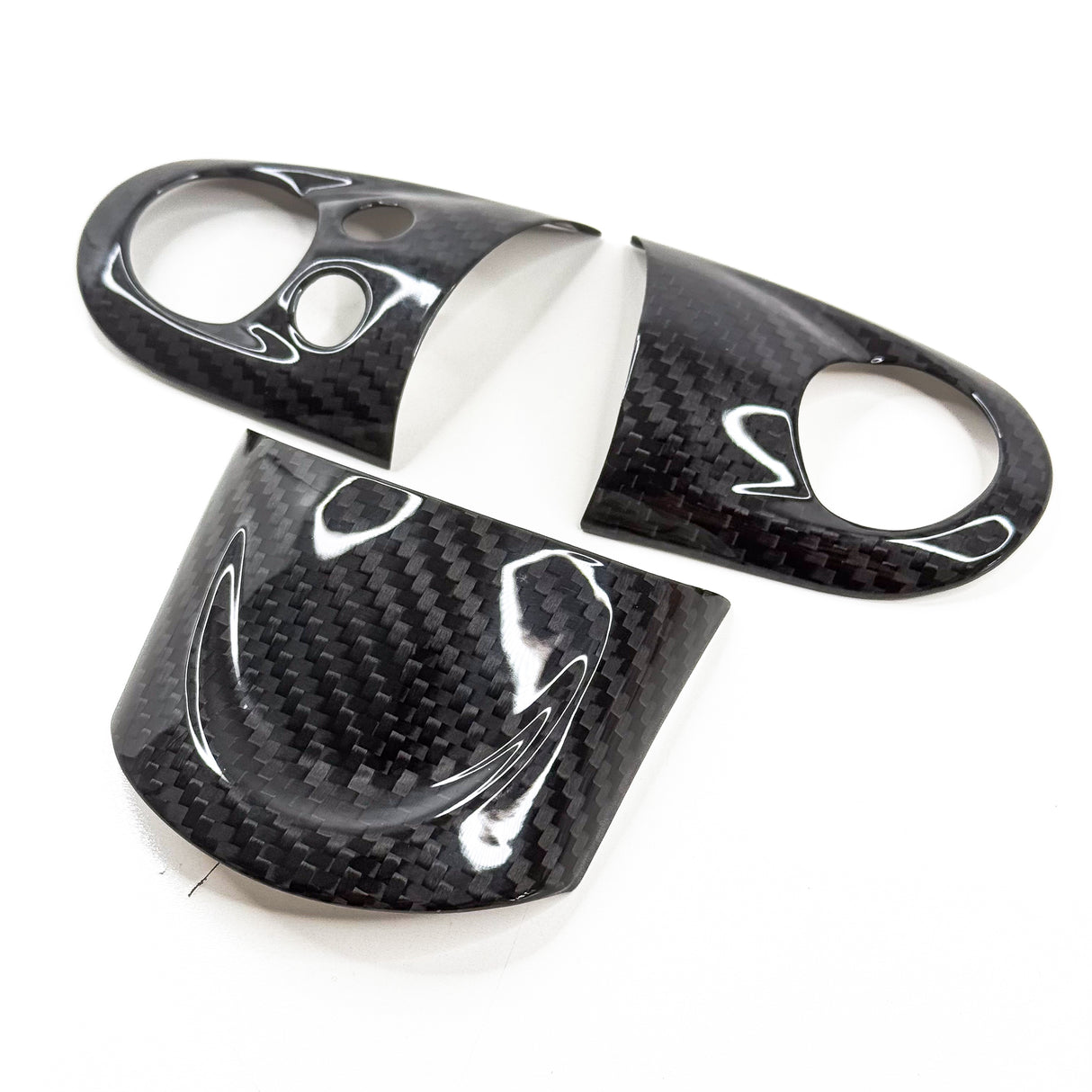 Shadow6 Carbon Steering Wheel trims for MINI Gen 2 with controls