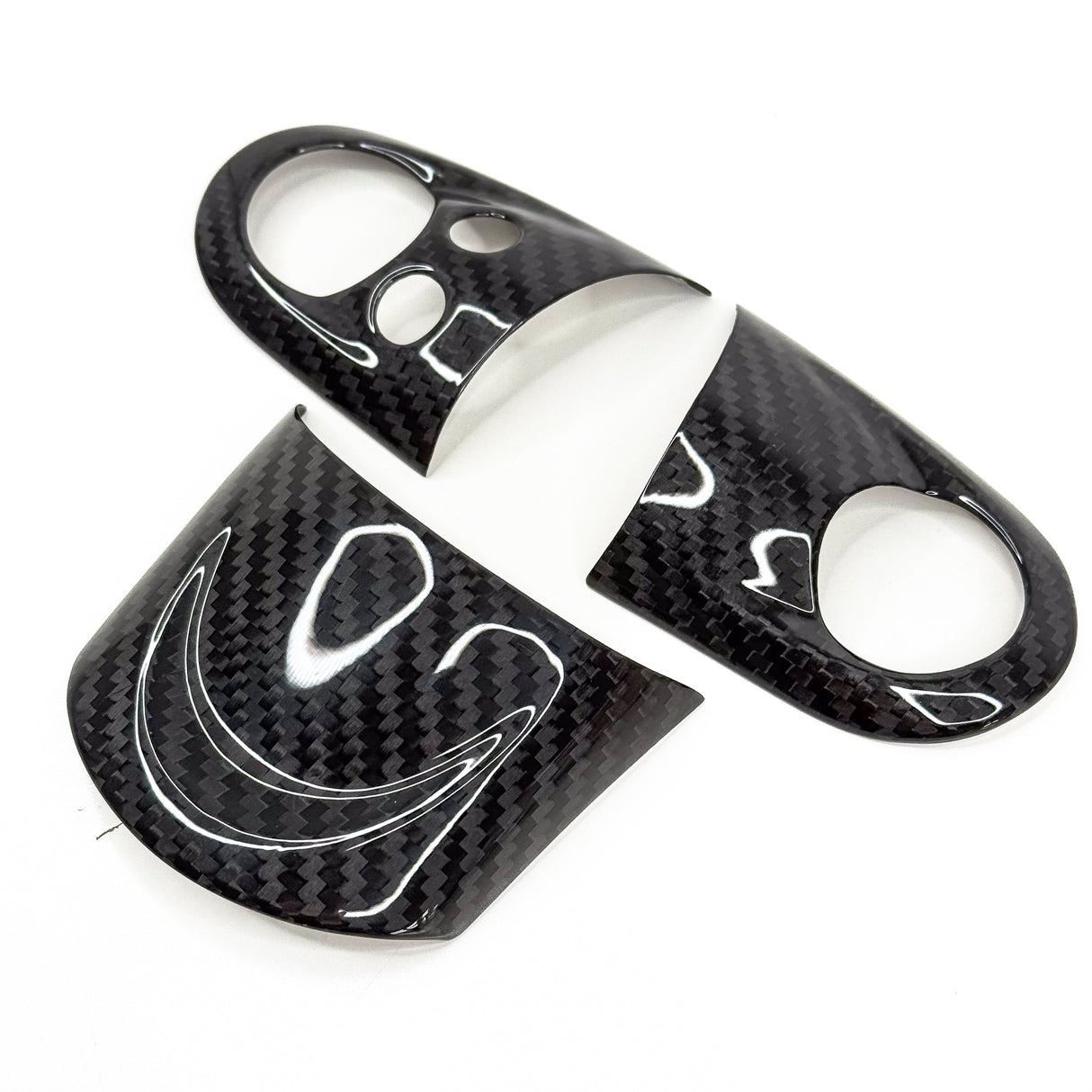 Shadow6 Carbon Steering Wheel trims for MINI Gen 2 with controls
