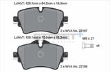 Pagid Street+ Front Brake Pads for Gen 3 F55/F56 Cooper S/ F54 Cooper | Lohen MINI