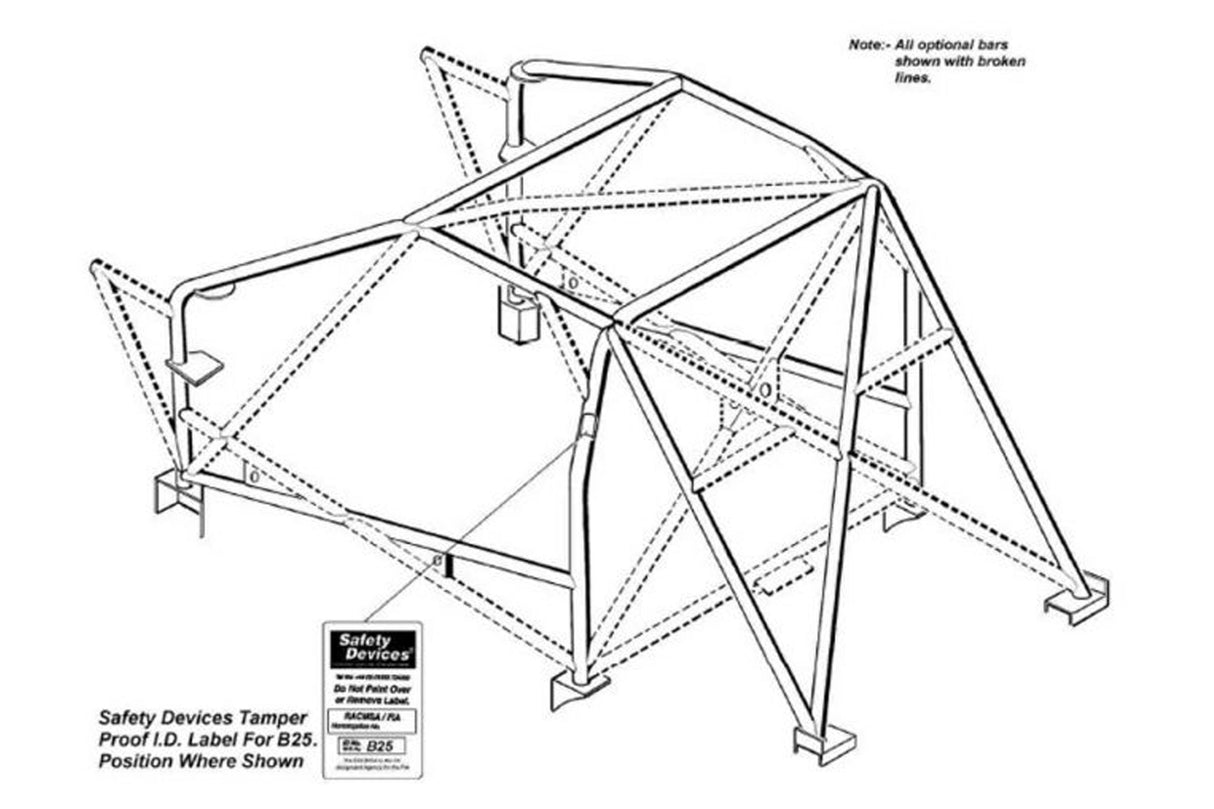 Safety Devices Weld-in Rollcage | Lohen MINI