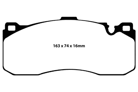 EBC Yellowstuff Front Brake Pads - GP2 | Lohen MINI